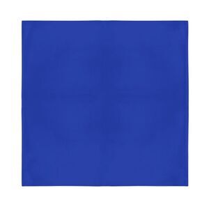 Balec Royal Blue Bandanas by Dozen 12 Pack for Women and Men (Solid Poly Square)